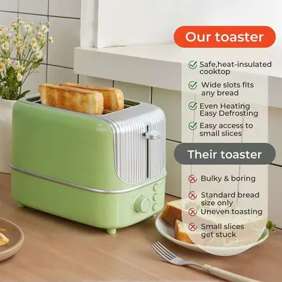 Toaster YFT-1002 — Kitchen Appliances product photo 3 of 4, OEM and private label supply