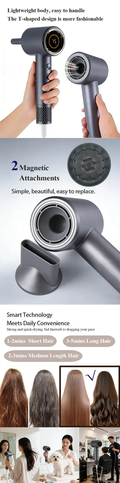 High-Speed Hair Dryer HY-604 — Beauty & Hair Care product photo 2 of 4, OEM and private label supply