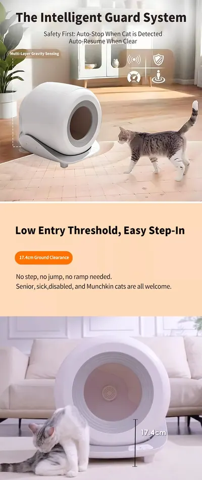 Smart Cat Litter Box PT-MSP-S1 — Pet Appliances product photo 2 of 4, OEM and private label supply
