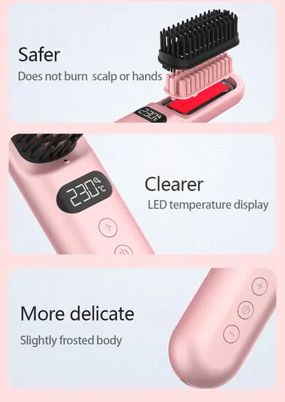Cordless Straightening Brush C01SE — Beauty & Hair Care product photo 3 of 12, OEM and private label supply