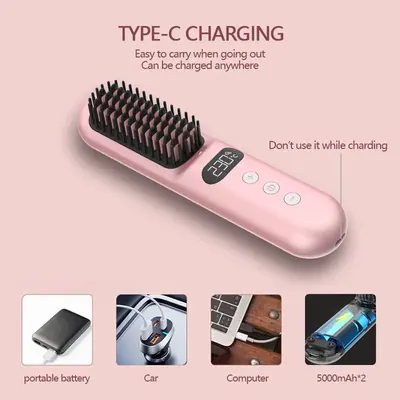Cordless Straightening Brush C02 — Beauty & Hair Care product photo 10 of 12, OEM and private label supply