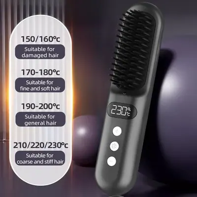 Cordless Straightening Brush C02 — Beauty & Hair Care product photo 2 of 12, OEM and private label supply