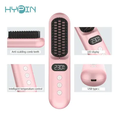 Cordless Straightening Brush C02 — Beauty & Hair Care product photo 5 of 12, OEM and private label supply