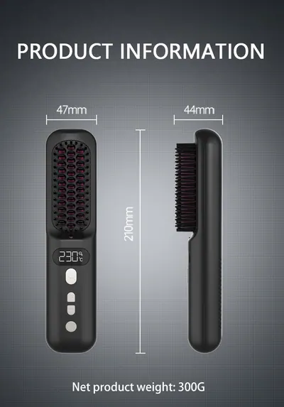 Cordless Straightening Brush C03 — Beauty & Hair Care product photo 6 of 12, OEM and private label supply