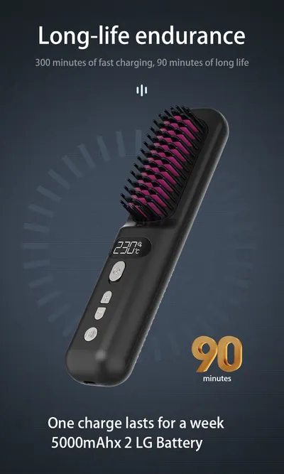 Cordless Straightening Brush C03 — Beauty & Hair Care product photo 8 of 12, OEM and private label supply
