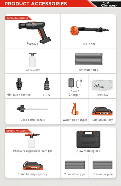 Cordless Car Washer T2 — Car Appliances product photo 4 of 7, OEM and private label supply