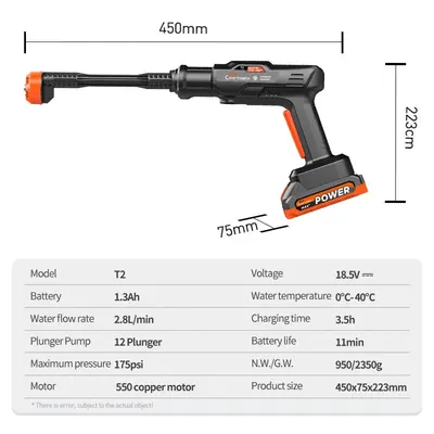 Cordless Car Washer T2 — Car Appliances product photo 6 of 7, OEM and private label supply