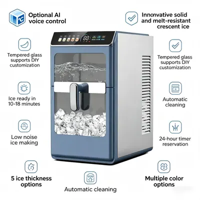Ice Maker ZSW-ZB18 — Kitchen Appliances product photo 8 of 9, OEM and private label supply