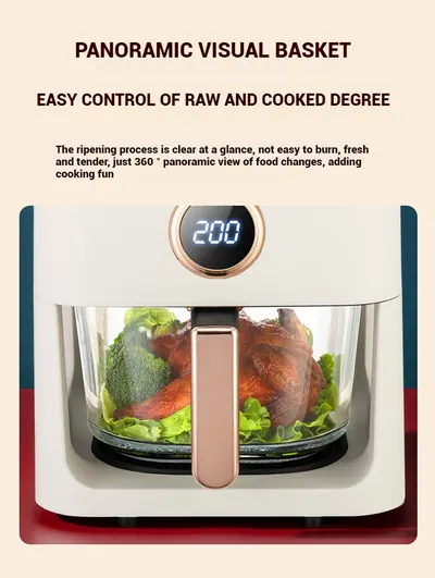 Viewing Touch Control Air Fryer RS-AF1266D — Kitchen Appliances product photo 9 of 12, OEM and private label supply