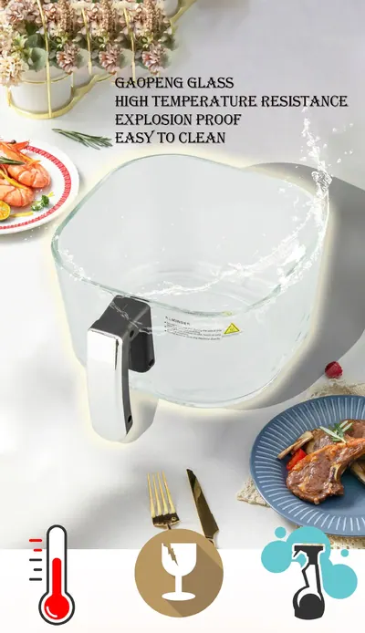 Viewing Touch Control Air Fryer RS-AF1268D — Kitchen Appliances product photo 7 of 9, OEM and private label supply