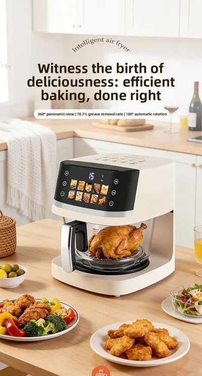 Viewing Touch Control Air Fryer TYU06 — Kitchen Appliances product photo 3 of 6, OEM and private label supply