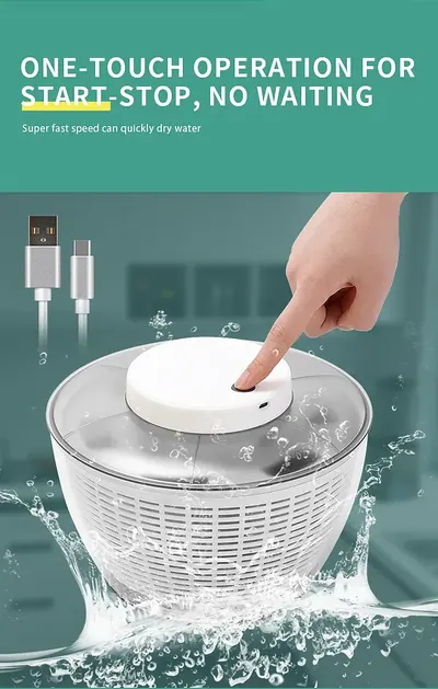 Electric Salad Spinner MDL-11S — Kitchen Appliances product photo 12 of 12, OEM and private label supply