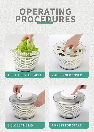 Electric Salad Spinner MDL-11S — Kitchen Appliances product photo 3 of 12, OEM and private label supply