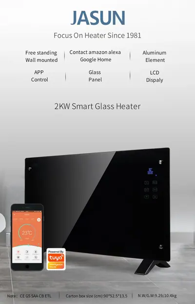 Glass Panel Heater GH-F Series — Environmental Appliances product photo 5 of 5, OEM and private label supply