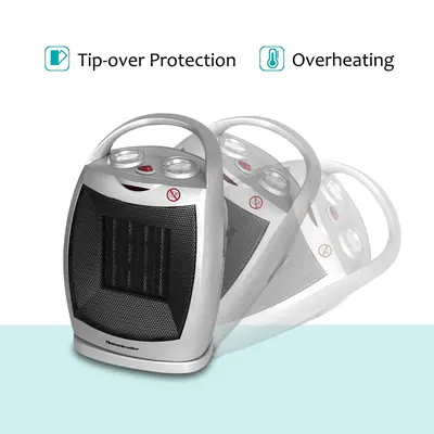 Ceramic Fan Heater — Environmental Appliances product photo 6 of 8, OEM and private label supply